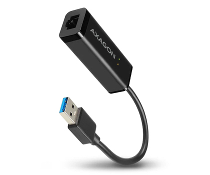 Karta sieciowa AXAGON ADE-SR Gigabit Ethernet adapter, USB-A 3.2 Gen 1, instalacja automatyczna